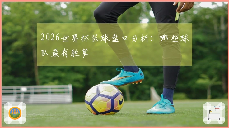 2026世界杯买球盘口分析：哪些球队最有胜算