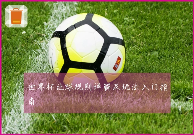世界杯让球规则详解及玩法入门指南